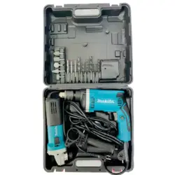 پک دو قلوی ماکیتا، شامل دریل HP1630 و مینی سنگ فرز 9555HN