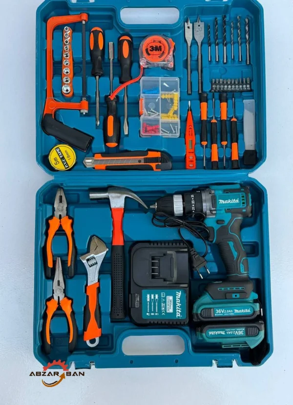 پک کامل طرح  ماکیتا 36 ولت مدل36v2.0ah makita کد 1758808