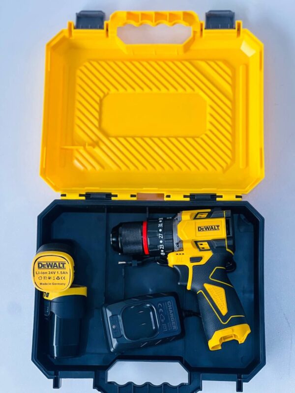 دریل شارژی براشلس 24ولت مدل 24v1.5ah