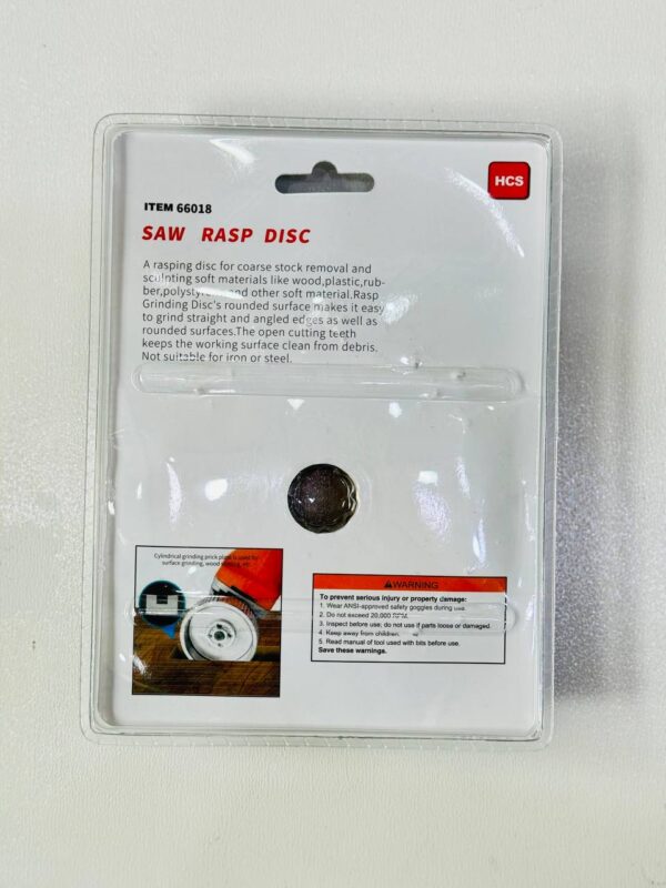 دیسک ساینده ابزار چرخشی حکاکی مدلsaw rasp disc125mm